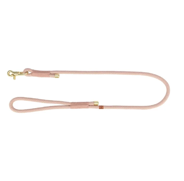Поводок Trixie Soft Rope для собак, размер S-XL, 1 м/10 мм, розовый/светло-розовый