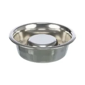 Миска Trixie Feeding Slow для собак, нержавеющая сталь, 600 мл, 17 см