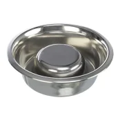 Миска Trixie Feeding Slow для собак, нержавіюча сталь, 1.1 л, 21 см