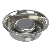 Миска Trixie Feeding Slow для собак, нержавіюча сталь, 1.5 л, 24 см