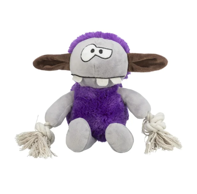 Игрушка Trixie Monster монстр, для собак, плюш, 32 см, фиолетовый