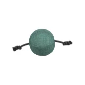 Іграшка Trixie CityStyle мʼяч з мотузкою, для собак, тканина/мотузка, перероблений, 14×34 см