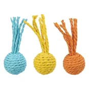 Іграшка Trixie Rattling Ball куля-брязкальце, для котів, паперова мотузка, 4×11 см