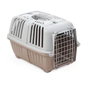 Переноска MPS Pratiko 1 для котів та собак до 12 кг,з металевими дверцятами,світло-коричнева 48×31×5×33 см