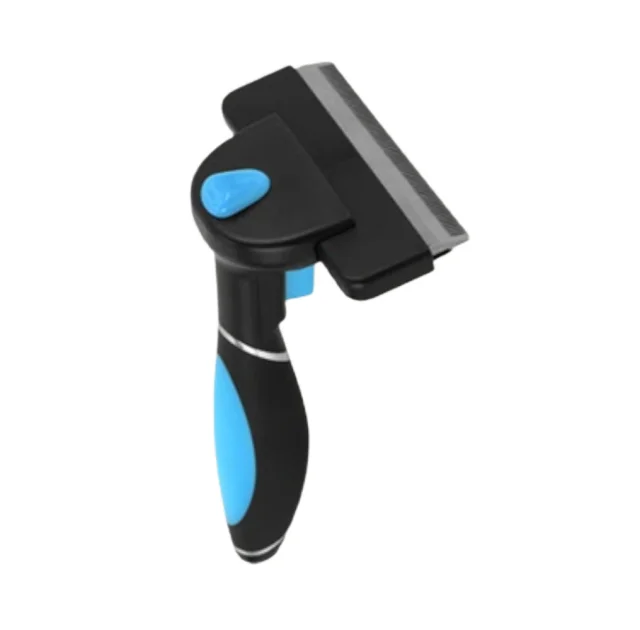 Дешеддер AnimAll Groom для собак и кошек, размер M, голубой