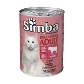 Влажный корм Monge Simba Cat Wet для кошек, с говядиной, 415 г
