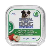 Вологий корм Monge SDE Dog Wet Fruit для собак, з кроликом та яблуками монопротеїн, 150 г
