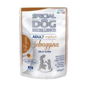 Вологий корм Monge SDE Dog Wet Medium Adult для дорослих собак середніх порід, з дичиною, 100 г