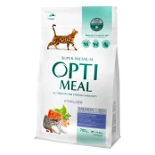 Сухой корм Optimeal для стерилизованных кошек, с лососем, 700 г