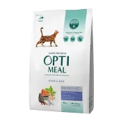 Сухой корм Optimeal для стерилизованных кошек и кастрированных кошек, лосось, 4 кг