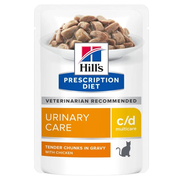 Влажный корм Hill's Prescription Diet c/d Multicare для кошек, с курицей, 85 г