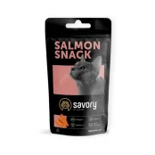 Лакомство Savory Salmon Snack для взрослых требовательных кошек, с лососем, 60 г