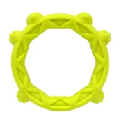 Іграшка AnimAll GrizZzly, кільце-жабка, зелена, S, 12.8×12.8×2.2 см