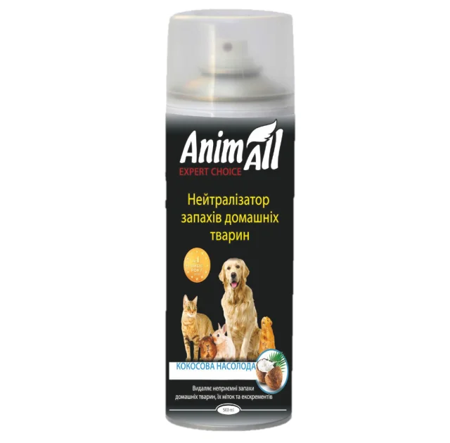 Нейтрализатор запаха AnimAll "Кокосовое наслаждение" для домашних животных,  500 мл