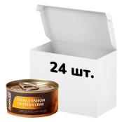 Упаковка консервів AnimAll для котів, курка з крабом, 85 г, 24 штуки