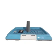 Туалет AnimAll для собак, под пелёнку, с сеткой, столбиком для кобеля, размер S, 47.5×35,5×5 cм, голубой