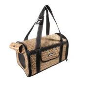 Сумка-переноска AnimAll жесткая для кошек и собак мелких пород, шоколад, 45×25×29 см