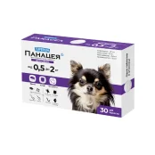 Протипаразитарна таблетка Superium Панацея, для собак вагою 0,5-2 кг