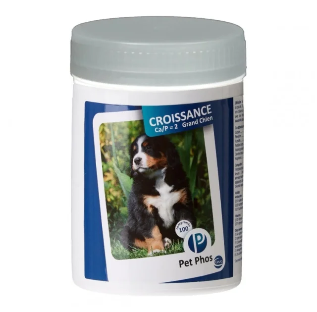 Вітаміни Ceva Pet Phos Croissance Ca/P=2 для собак великих порід, 100 табл