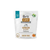 Беззерновий сухий корм Brit Care Dog Grain-free Senior & Light для старіючих собак, з лососем, 1 кг