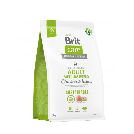 Сухий корм Brit Care Sustainable Adult Medium Breed