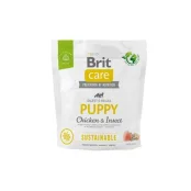 Сухий корм Brit Care Sustainable Puppy для цуценят, курка і комахи, 1 кг