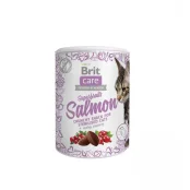 Ласощі Brit Care Superfruits Snack Salmon для котів, хрусткі, лосось, 100 г