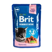 Вологий корм Brit Premium White fish for Kitten для кошенят, біла риба, 100 г