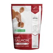 Вологий корм Nature's Protection Skin&Coat Care With Salmon для дорослих собак, з лососем, 100 г
