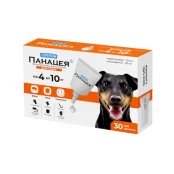 Протипаразитарні краплі Superium Панацея проти бліх, кліщів та гельмінтів, для собак вагою, 4-10 кг