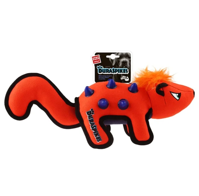 Игрушка GiGwi Basic Скунс повышенной крепости для собак, резина, синтепон, 24 см