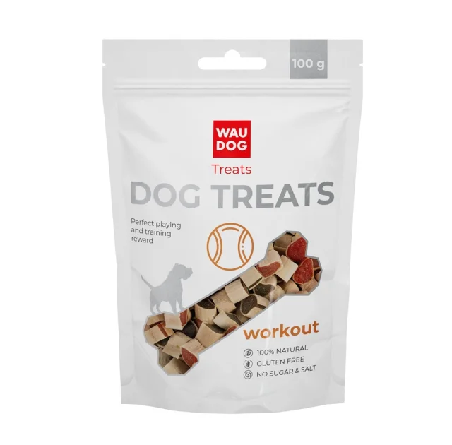 Ласощі Waudog Treats "Кольорові курячі суші" для собак, 100 г