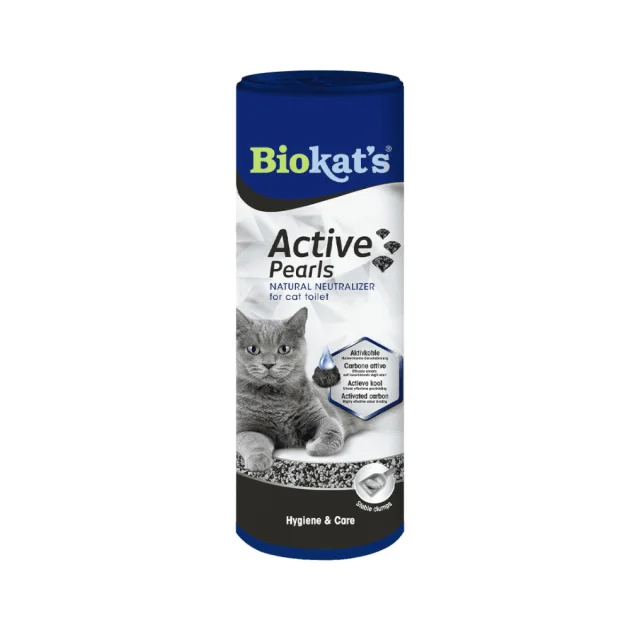 Дезодорант Biokat's Active Pearls для котячого туалету, з активованим вугіллям, 700 мл