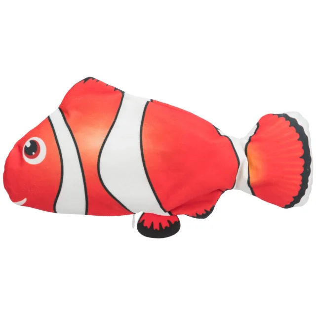 Игрушка Trixie Wiggly Fish для кошек, движущаяся рыба с кошачьей мятой, 26 см