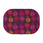 Лежанка Waudog Relax для собак, малюнок "Гранат", зі змінним чохлом , S, ширина 55 см, довжина 40см