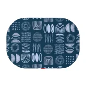 Лежанка Waudog Relax для собак, малюнок "Абстракція", зі змінним чохлом , L, ширина 100 см, довжина 70 см