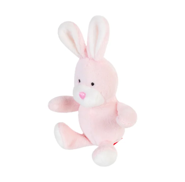 Іграшка GiGwi Plush Заєць з пищалкою для собак, плюш, 11 см
