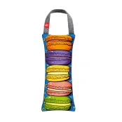 Іграшка Waudog Fun для собак з пищалкою, малюнок "Макарони", M, ширина 9 см, Д 21 см