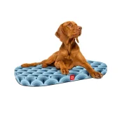 Лежанка Waudog Relax для собак, малюнок "Хвилі", зі змінним чохлом , L, ширина 100 см, довжина 70 см