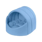 Піраміда Теремок для тварин , XS, ширина 38 см, довжина 38 см, В 38 см, блакитний