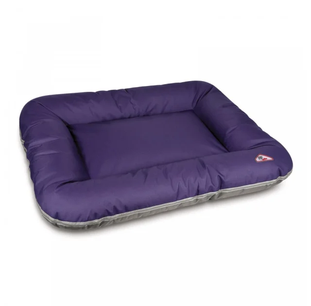 Лежак Pet Fashion Askold для собак, 80×60×13 см, фиолетовый/серый