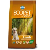 Сухий корм Farmina Ecopet Natural Adult Medium для дорослих собак середніх порід з чутливим травленням, з ягням, 2.5 кг