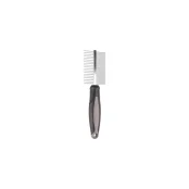 Гребінець двосторонній Flamingo Comb Rotating Medium Babu для собак, 30/19 зубців, 19×5.2 см