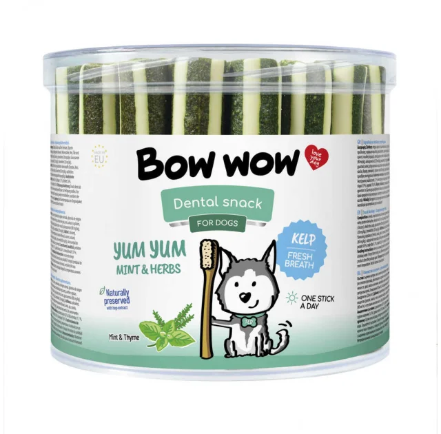 Ласощі для собак Bow wow Dental, палички з м'ятою