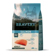 Сухий корм Bravery Salmon Large/Medium Adult, для собак cередніх та великих порід, з лососем, 4 кг