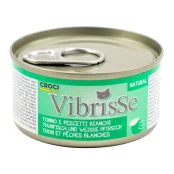 Консерва Croci Vibrisse для кошек, тунец, белая рыба, 70 г