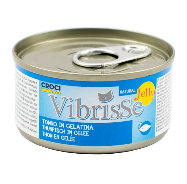 Консерва Croci Vibrisse Jelly для кошек, тунец в желе, 70 г