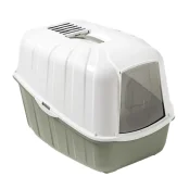 Туалет MPS Komoda Light Green для котів, бокс з фільтром, cвітло-зелений, 54×39×40 см