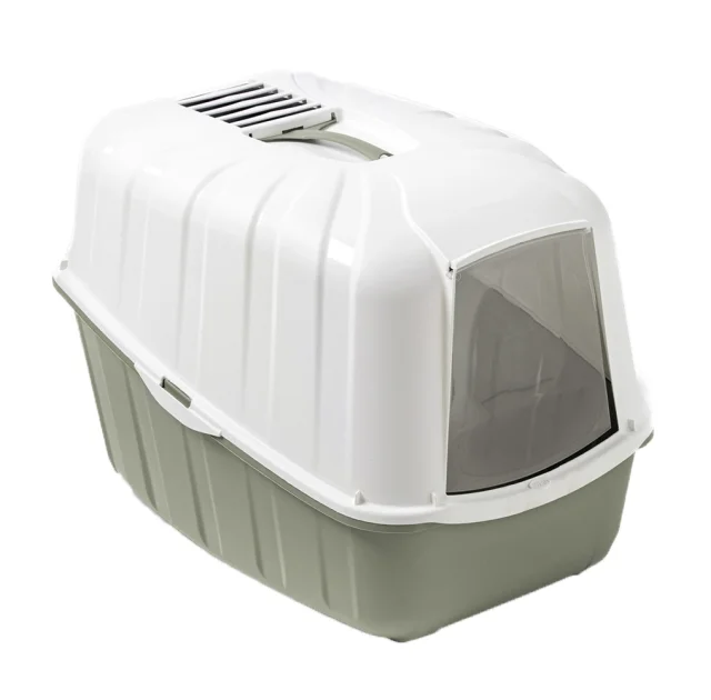 Туалет MPS Komoda Light Green для котів, бокс з фільтром, cвітло-зелений, 54×39×40 см