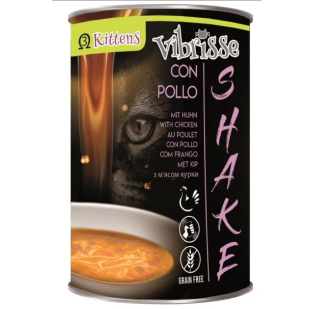 Влажный корм Croci Vibrisse Shake для кошек, курица + Омега 3, 135 г
